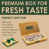 Coconut Turkish Delight with Pistachio - Soft Bird Lokum Candy, Traditional Turkish Sweets, Gourmet Arabic Candy Gift Box, Delicias Turcas, 17.6 oz