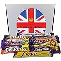 Cadbury Chocolate Selection Box of 10 Full Size British Chocolate Bars, Imported from the UK
