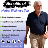Q10 Blood Pressure Tea - Heart Functional Tea with Hibiscus, Chamomile, Beet Root, Hawthorn Berry - Non-GMO, Caffeine-Free, Sugar Free, Peach Flavor