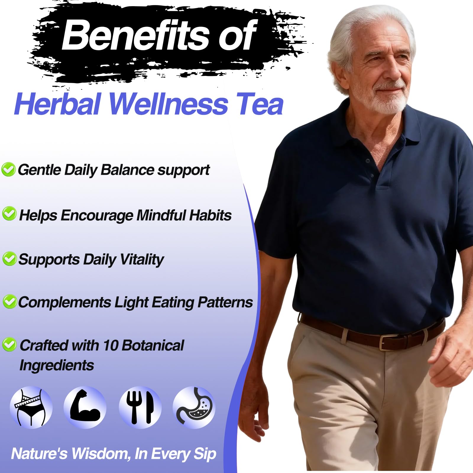 Q10 Blood Pressure Tea - Heart Functional Tea with Hibiscus, Chamomile, Beet Root, Hawthorn Berry - Non-GMO, Caffeine-Free, Sugar Free, Peach Flavor