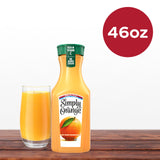 Simply Orange Medium Pulp Orange Juice with Calcium and Vitamin D Bottle, 46 fl oz