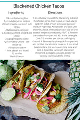 Blackening Rub - 6.4 oz. Jar (Pack of 2) - Perfect for blackened fish, chicken, pork or steak. Elevate your taco, fajita, gumbo or grilling game.