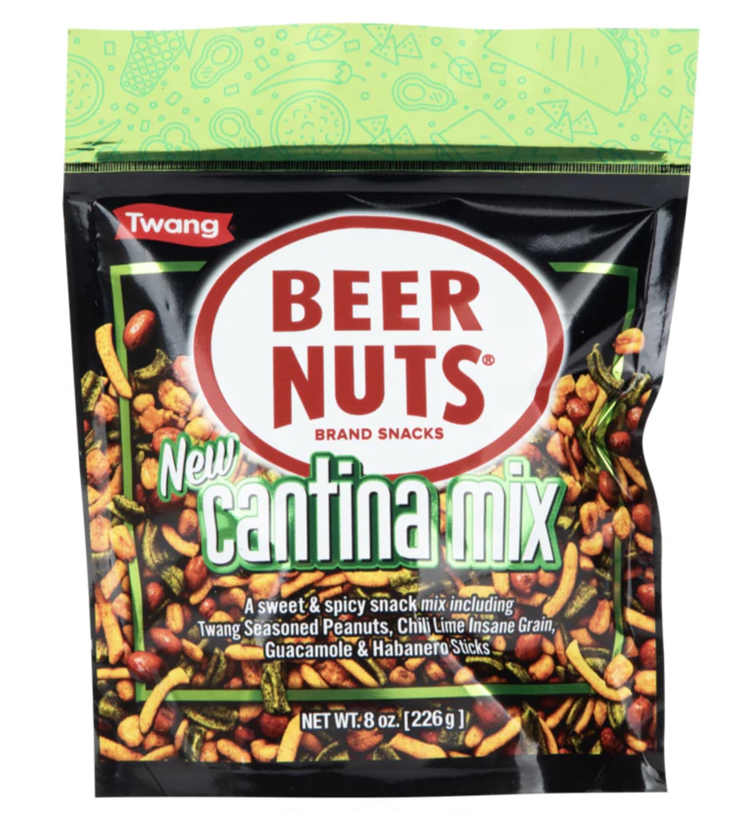 Beer Nuts Cantina Mix, Crunchy Party Pretzels, Cheese Sticks, Sesame Sticks, Roasted Corn Nuts, & Original Roasted Sweet Glazed Salted Peanuts,