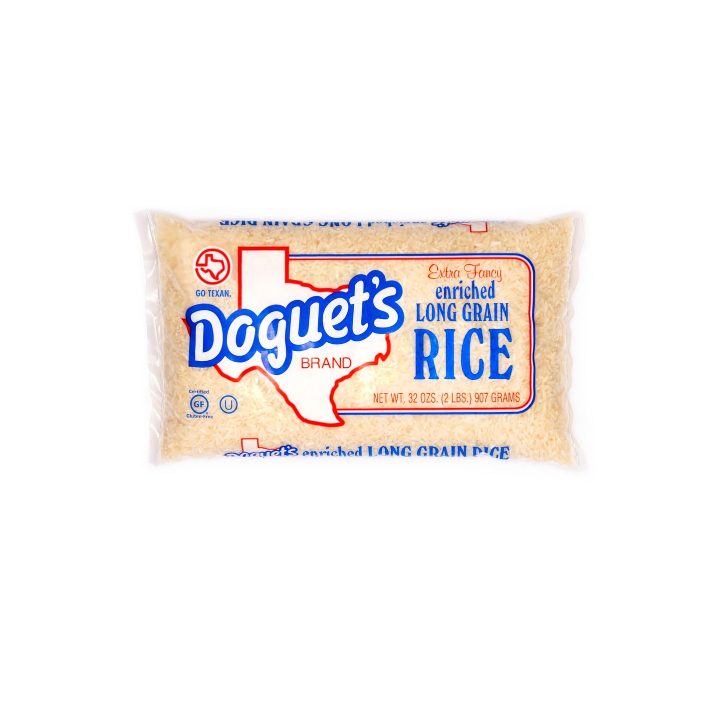Doguet's Long Grain White Rice - Premium Extra Fancy, 2lb Bag