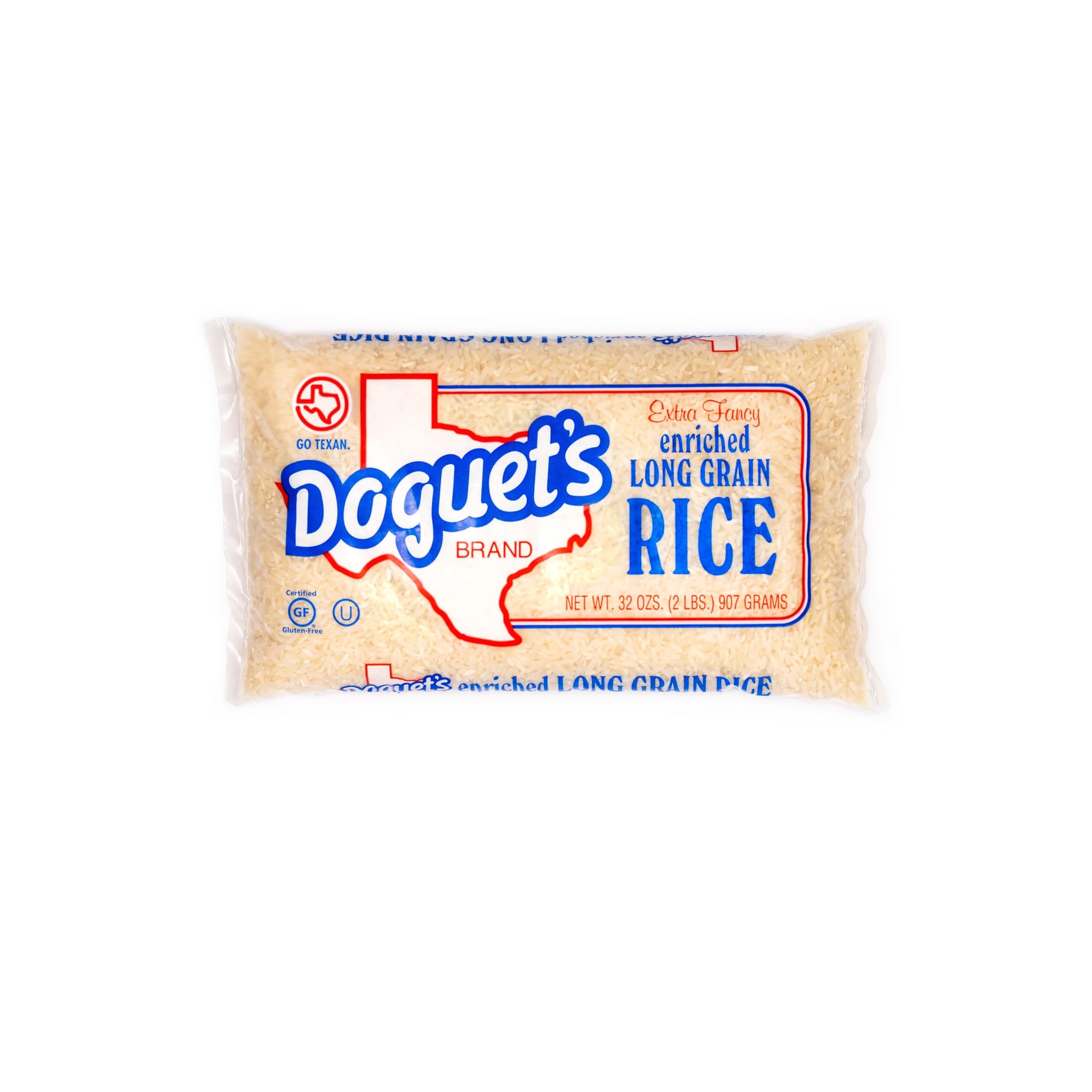 Doguet's Long Grain White Rice - Premium Extra Fancy, 2lb Bag