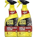 Goo Gone Grill and Grate Cleaner Spray (2 Pack) Cleans and Degreases BBQ Cooking Grates and Racks, Pellet and Electric Smokers- 24 Ounce