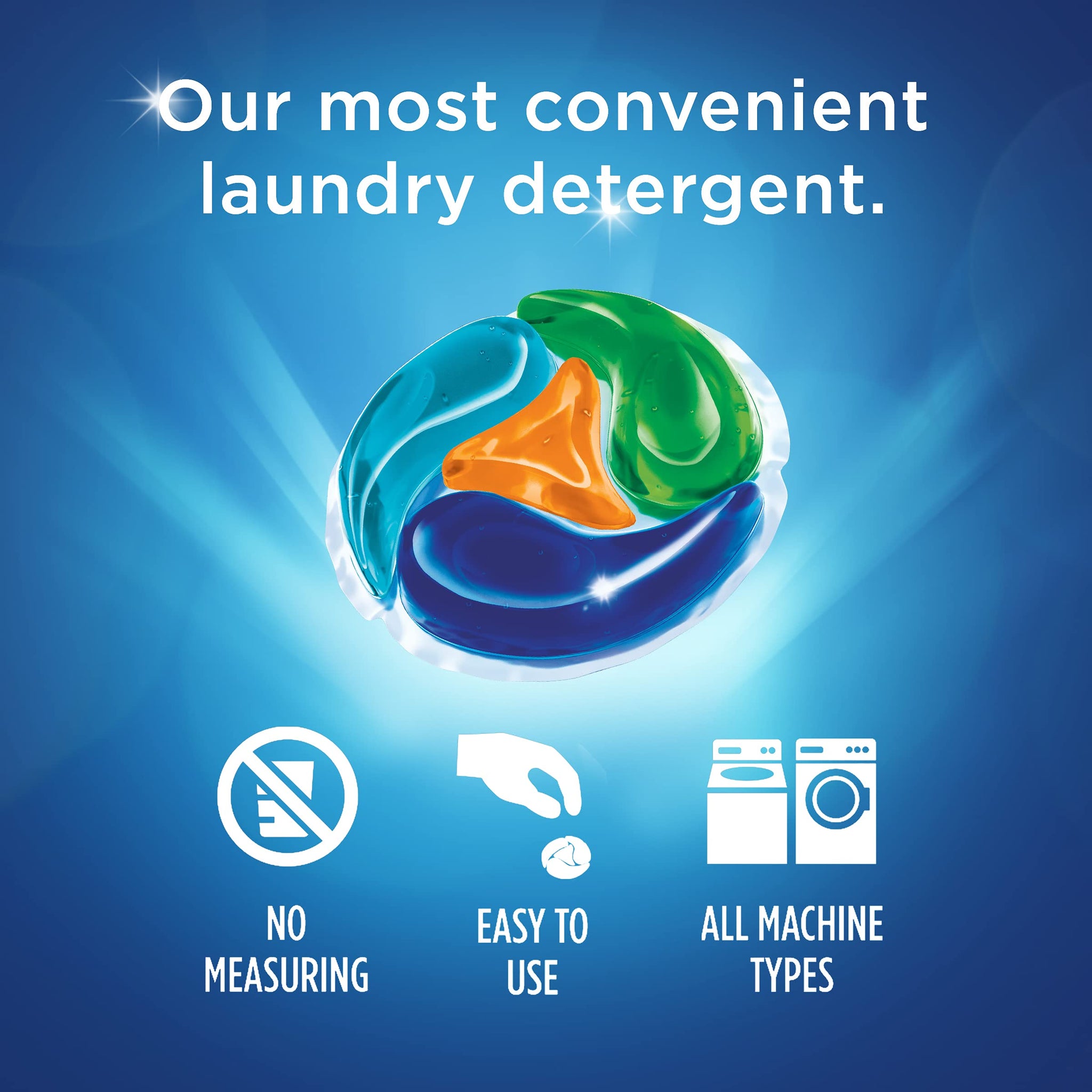 Persil ProClean Discs Laundry Detergent Pacs, Oxi, High Efficiency (HE) Compatible, Laundry Soap, 15 Count