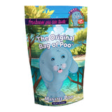 The Original Bag of Poo®, Manatee Poo (Blueberry Flavor Cotton Candy) Novelty Poop Gag Gift. Free sticker inside.