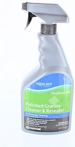 Custom Building Prod. AMGCRQT Polished Granite Cleaner Resealer - 32 Fl 0z