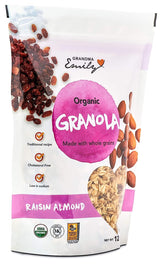Grandma Emily Organic Raisin Almond Granola Breakfast Cereal, 12 ounces (Pack of 2)