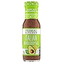 Primal Kitchen Italian Vinaigrette & Marinade Salad Dressing made with Avocado Oil, Whole30 Approved, Certified Paleo, and Keto Certified, 8 Fluid