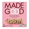 MadeGood Organic Strawberry Granola Bar 6 Count, 0.85 OZ (6 Count)