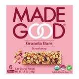 MadeGood Organic Strawberry Granola Bar 6 Count, 0.85 OZ (6 Count)