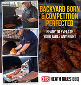Heath Riles BBQ Rub, Chicken Rub Seasoning, Champion Pitmaster Recipe, Shaker Spice Mix, 11 oz.