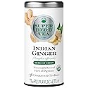 The Republic of Tea - Organic Indian Ginger SuperHerb Tea Tin, 36 Herbal Tea Bags, Naturally Caffeine-Free Herbs of Origin