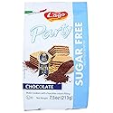 Gastone Lago Party Wafers Chocolate Cream Filling 7.5oz Chocolate Sugar Free