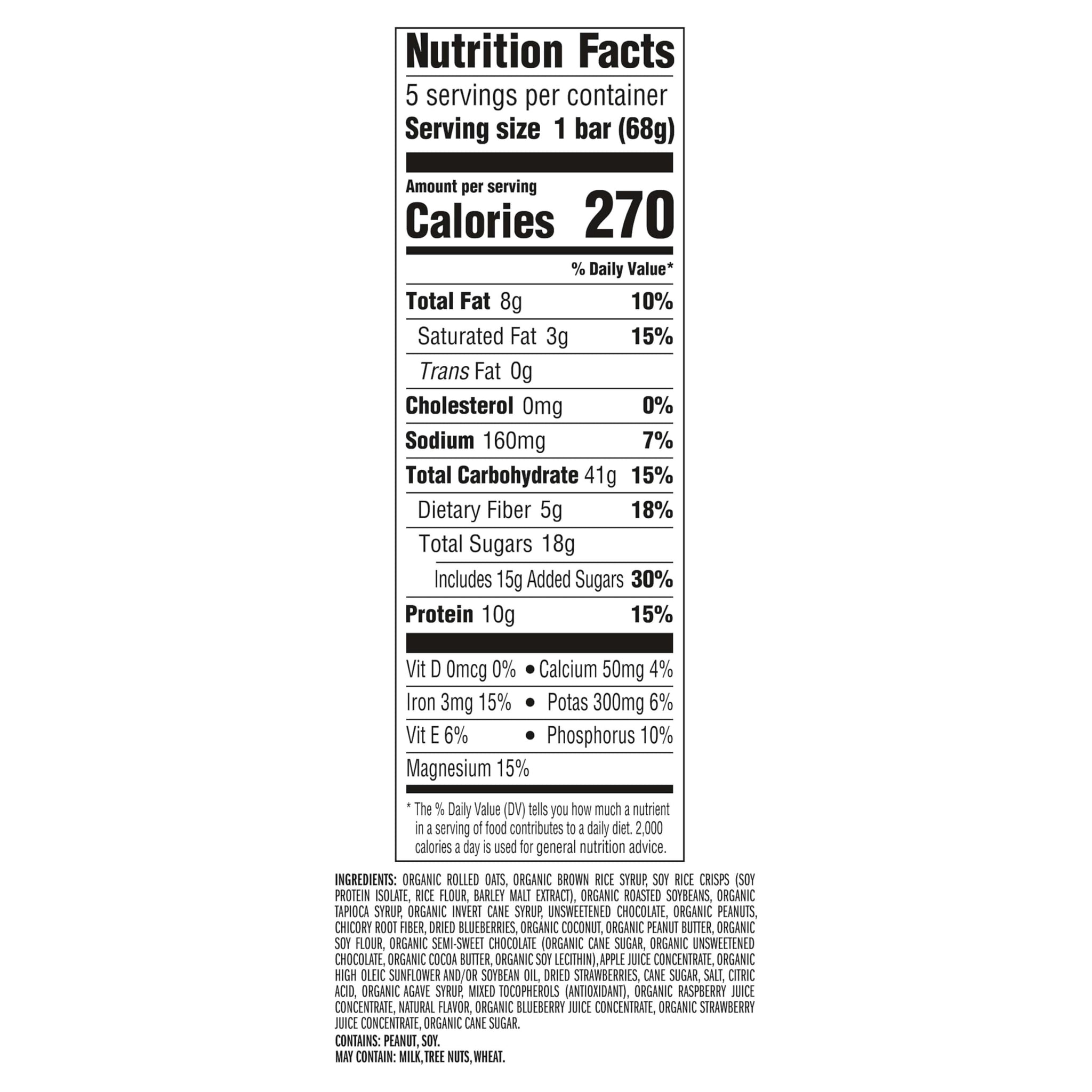 CLIF BAR - Energy Protein Bars - Limited Edition Run the World - Chocolate Berry - Made with Organic Oats - Energy Bars - Non-GMO (5 Pack)