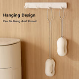UtySty 3 Pack Sponge Bottle Brush with Long Handle Dish Cleaner Set Non Scratch Sponges Clips Adapter Glassware Cleaning Brush Kit for Drinking