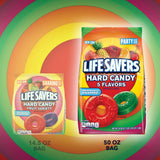 LIFE SAVERS 5 Flavors Hard Candy, Party Size, 50 oz Bag