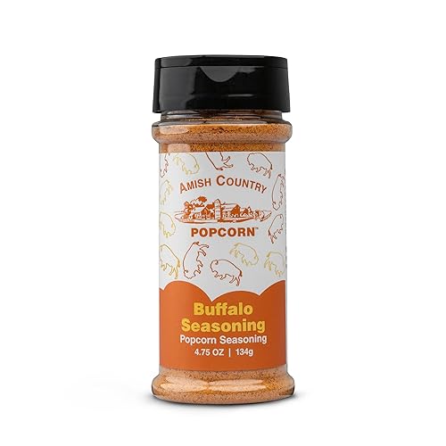 Amish Country Popcorn | Buffalo Flavor Popcorn Seasoning - 4.75 oz | Old Fashioned, Non-GMO