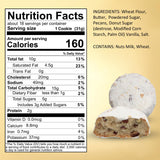 Cremelle Butter Pecan Meltaway Cookies, Pack of 18 Butter Pecan Cookies, Thoughtful Food Gifts for Adults, Ultimate Cookie Gifts for Mothers Day