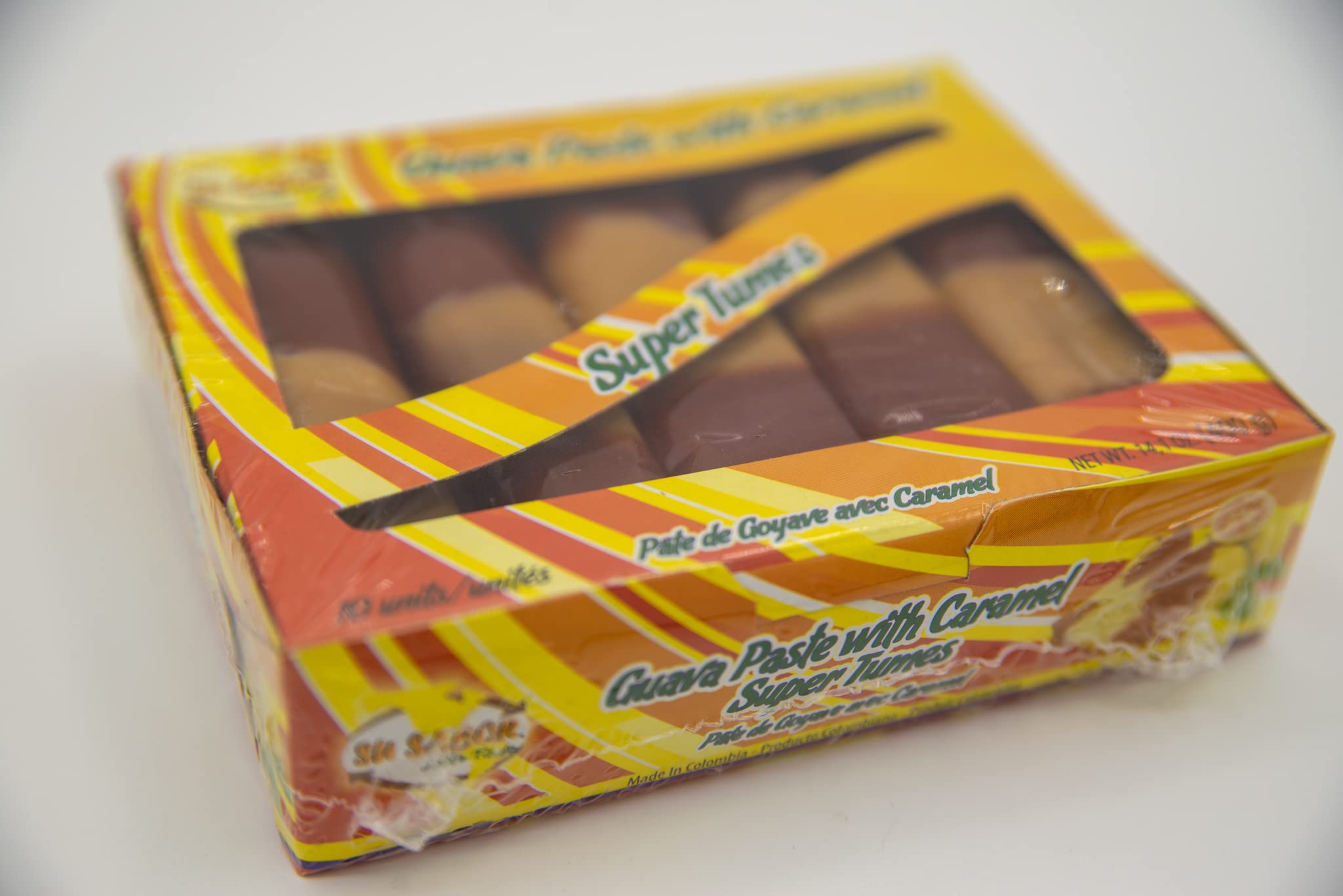 VALUE 2-PACK - 2 Super Tumes Bundle - Includes Two Packs of 10 Individually wrapped Bocadillo Super Tumes, Guava Paste with Caramel SU SABOR - Comes