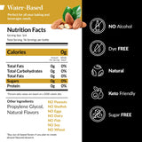 Dolce Flav Natural Almond Extract - 1 Gallon Water-Soluble Kosher, Sugar-Free, Concentrated Pure Almond Flavoring for Baking, Pastries & Beverages