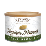 FERIDIES Extra Large Virginia Peanuts, Dill Pickle Flavored Spiced Gourmet Nuts, 18oz Tin