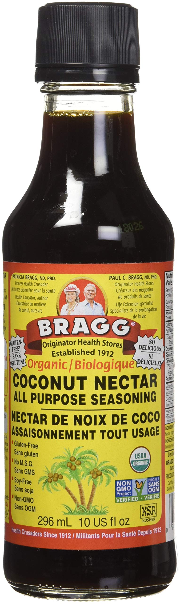 Bragg Live Foods Organic Coconut Nectar Seasoning, 296 ML