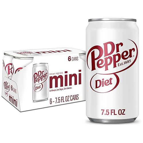 DIET DR PEPPER - MINI CANS, 7.5 OZ, 6 PK