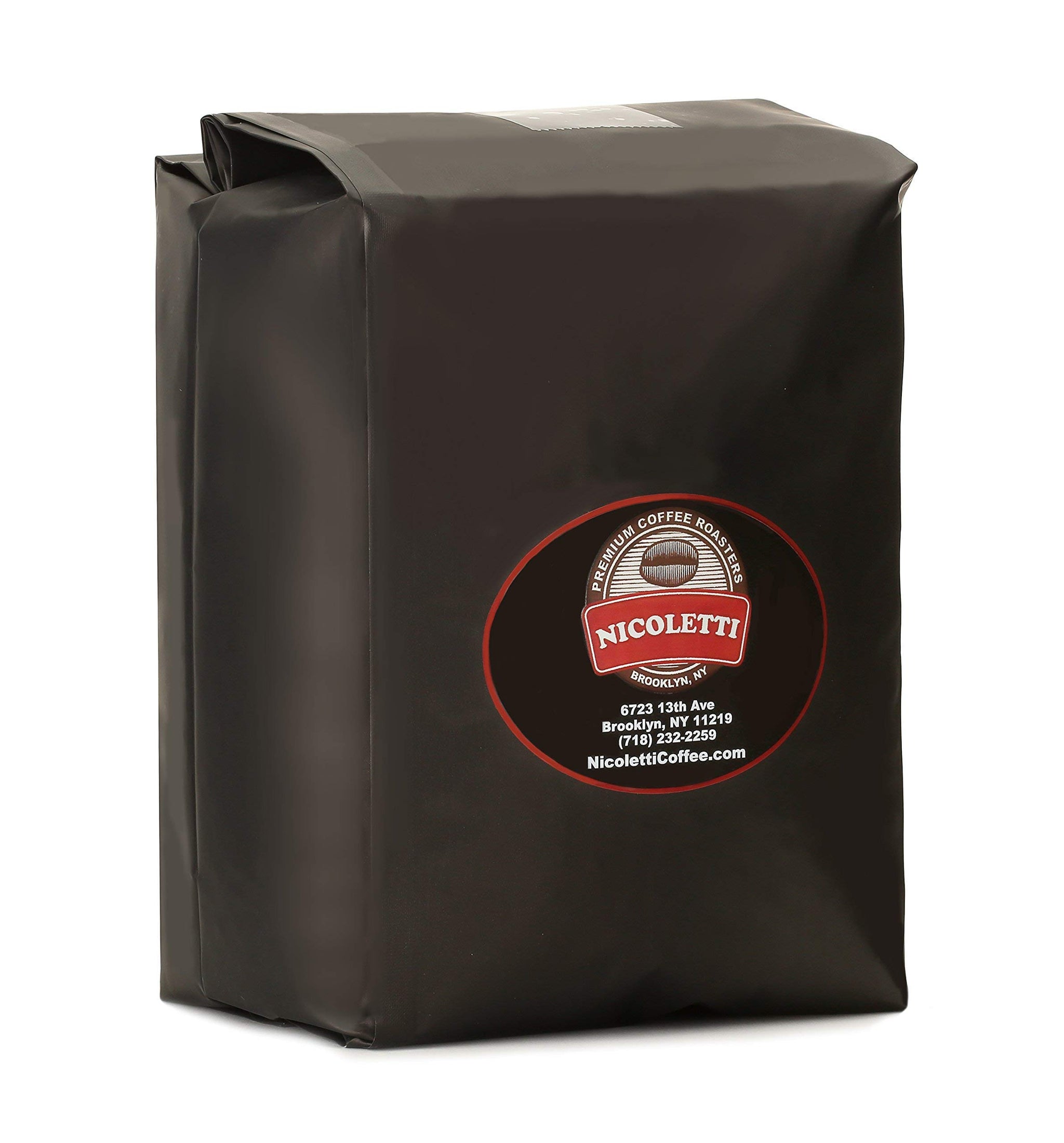 Nicoletti Coffee Espresso Roast Beans 5lb(Made in Brooklyn NY since 1972) Fresh Roasted Espresso beans with Date Stamp.