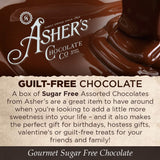Asher's Sugar Free Chocolate Candy Assortment - Kosher, Milk & Dark Chocolates (15 pieces, 8 oz.)