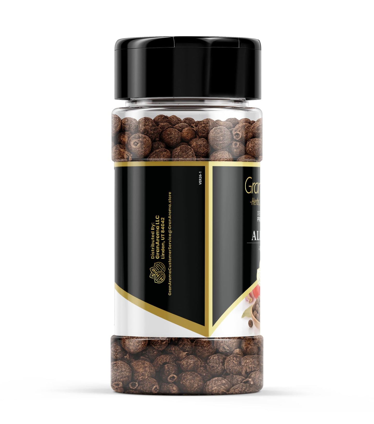 GranAroma Whole Allspice, Cakes & Pies, Aromatic Spice, Whole Berries (2.7 Ounce)