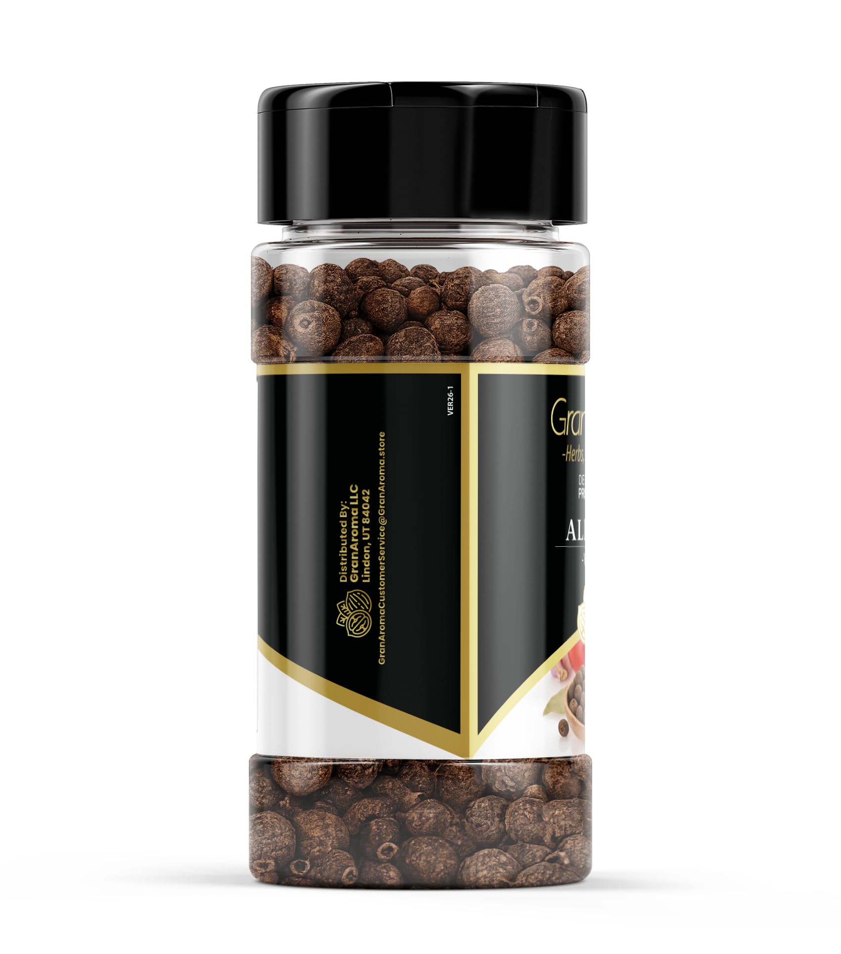GranAroma Whole Allspice, Cakes & Pies, Aromatic Spice, Whole Berries (2.7 Ounce)