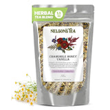 Nelson's Tea Chamomile Honey Vanilla - Caffeine-Free - Herbal Loose Leaf Tea, Curated Blend with Honeybush, Chamomile, Lemongrass, Licorice Root