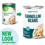Amazon Grocery, Canned Cannellini Beans, 15.5 Oz