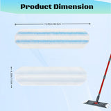 Avaenzo Mop Replacement Pads for OCedar H2prO Flat Mop System 3 Pack Machine Washable and Reusable Microfiber Mop Heads Replacements, Mop Refills Safe