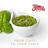 Flora Pesto Genovese - Traditional Italian Basil Sauce - Made in Italy - 6.7 oz