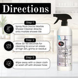 Rock Doctor Granite & Quartz Marble Shower Cleaner Spray, Shower & Tile Cleaner, Soap and Scum Remover, Works on Ceramic Tile, Hard Water Stain