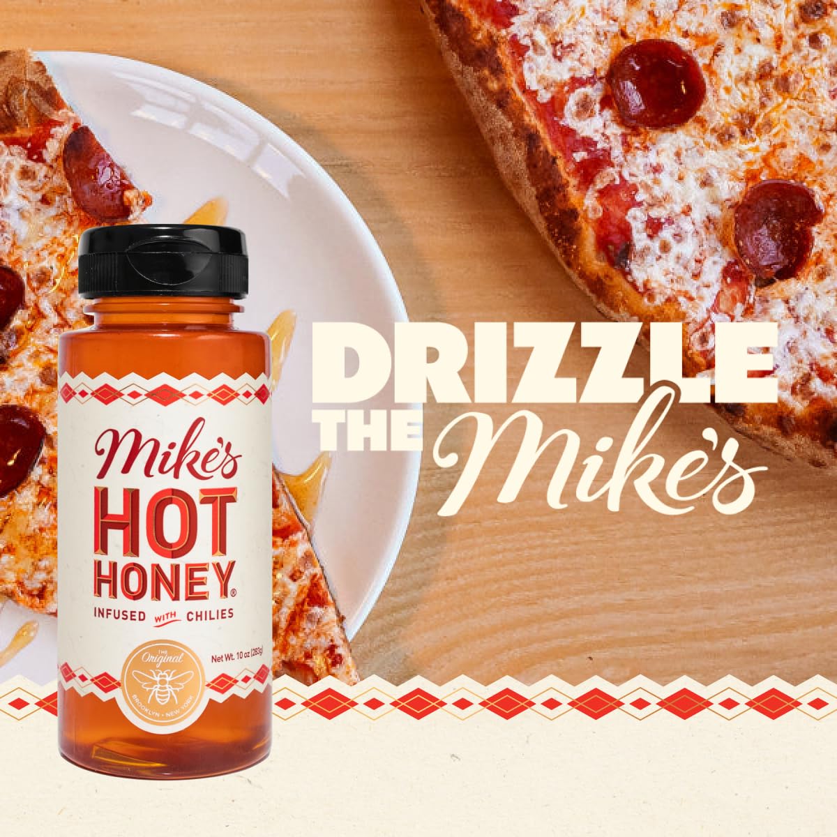 Mike's Hot Honey, America's #1 Brand of Hot Honey, Spicy Honey Infused with Chili Peppers, Certified Kosher, Gluten-Free, Paleo-Friendly, Sweet Heat