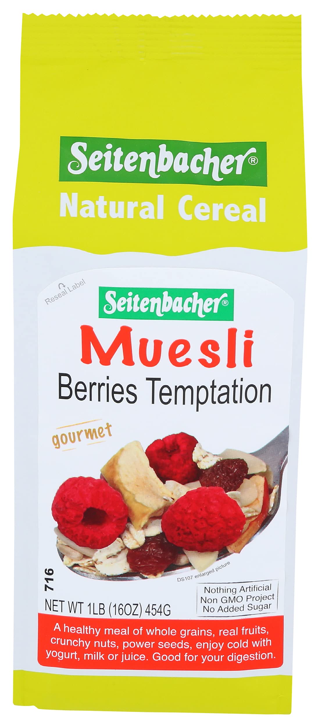 Seitenbacher, Muesli No2 Berries Temptation, 16 Ounce