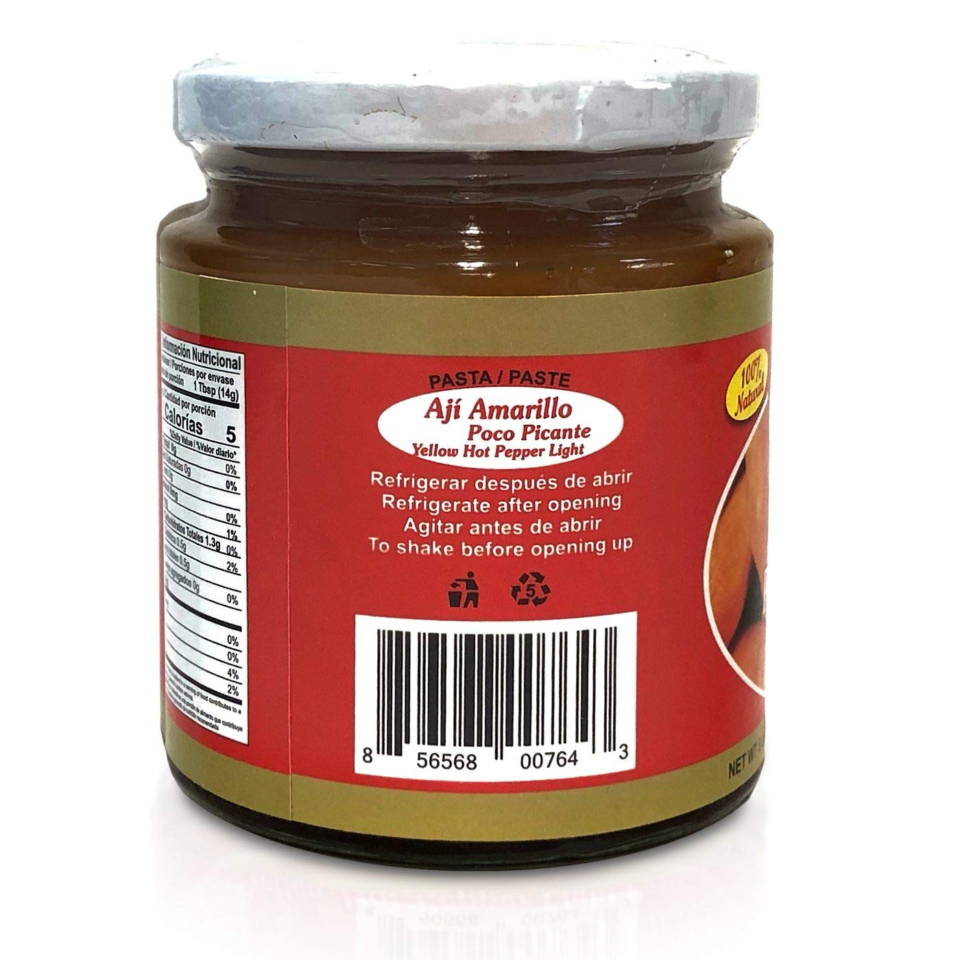 Pasta de Aji Amarillo Poco Picante 16oz 2 PACK