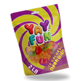 Assorted Gummy Bears, Halal Candy Bulk 2 Pound Bag | Fruit Flavored Gummy Bears Candy | Sweet & Chewy Bear Gummies for Parties, Candy Buffets, Goodie