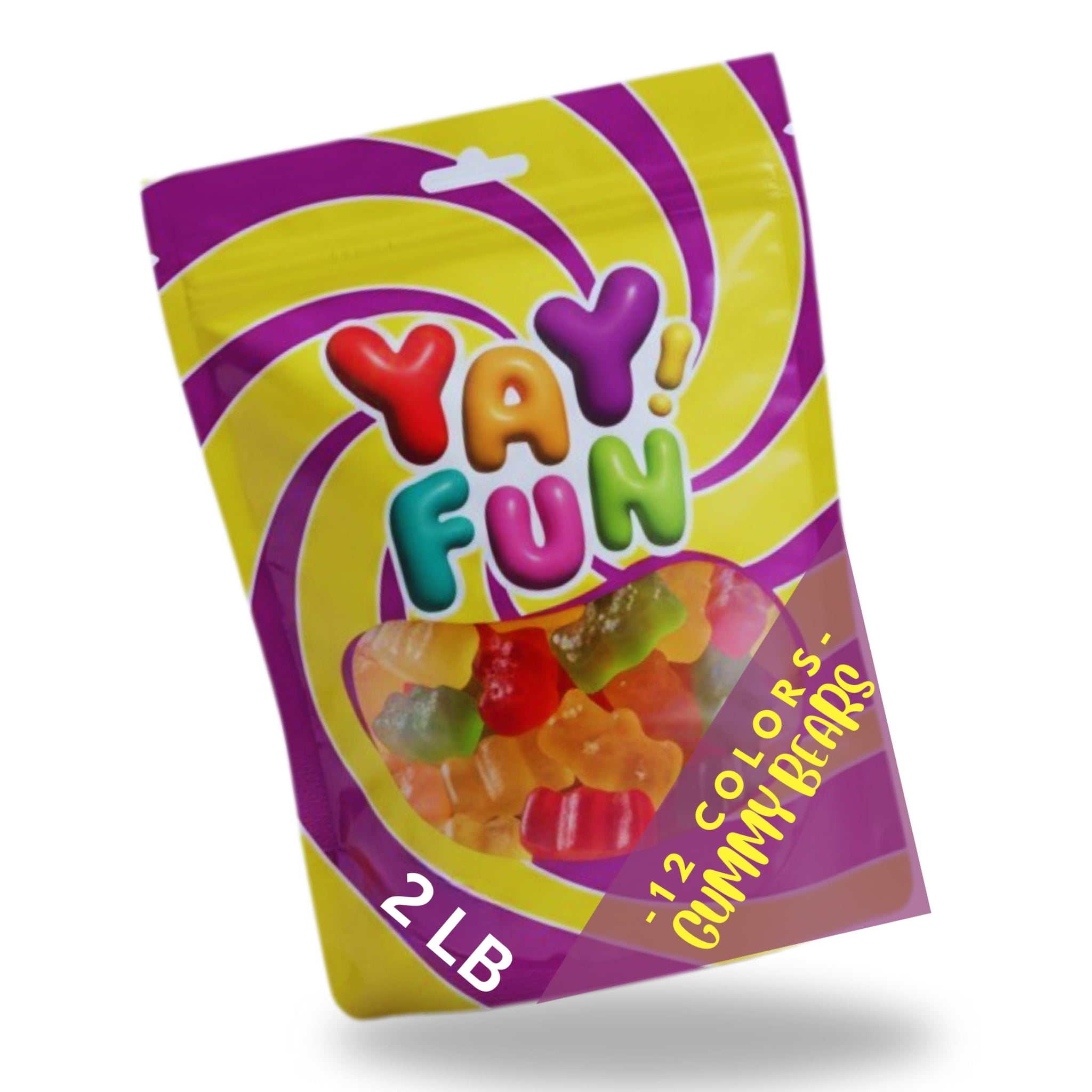 Assorted Gummy Bears, Halal Candy Bulk 2 Pound Bag | Fruit Flavored Gummy Bears Candy | Sweet & Chewy Bear Gummies for Parties, Candy Buffets, Goodie