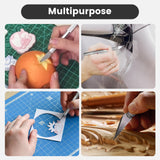 8pcs Car Vinyl Wrap Squeegee Smoothing Tools, Wallpaper Kit Wrap Vinyl for Cars, Window Film Tint Trimming Application Kits Tool, Set 002