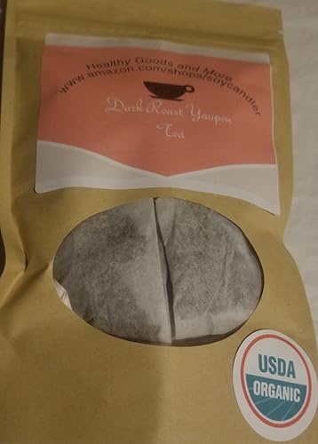 Dark Roast Yaupon Regenerative Organic Yaupon Tea (24 single tea bags) Tea (24 single tea bags)