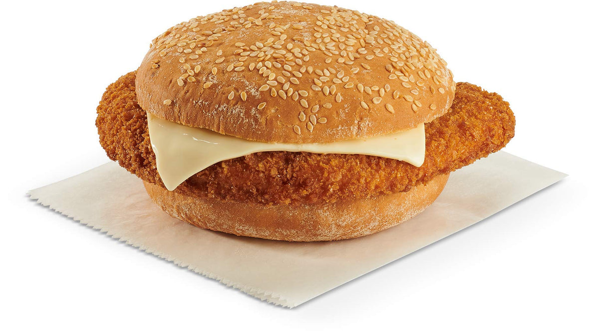 Advance Pierre Big Az Country Fried Chicken Sandwich with Cheese, 9.2 Ounce -- 8 per case.