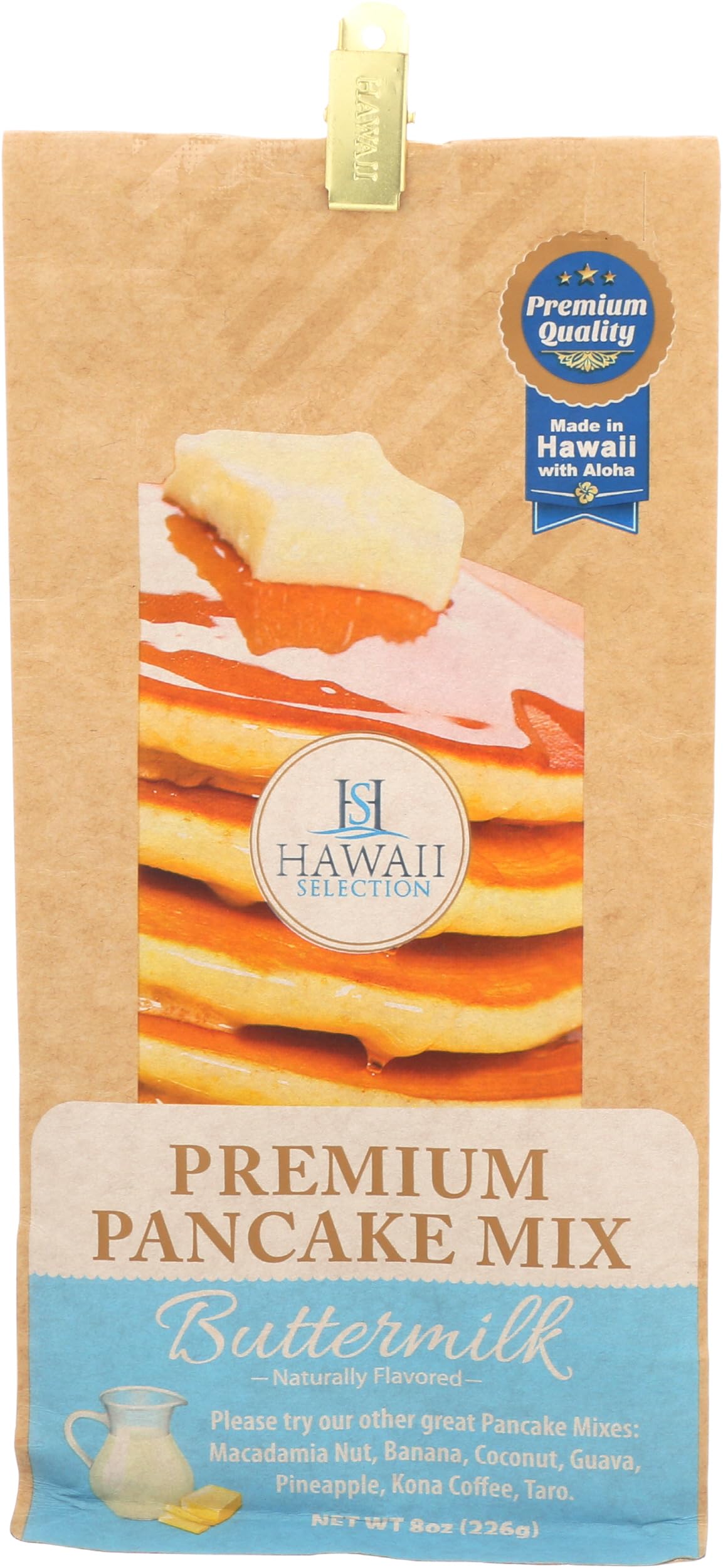 Hawaii Selection, Pancake Mix Premium Buttermilk, 8 Ounce