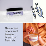 Fresh Wave Lavender Odor Removing Gel, 7 oz., Pack of 3 - Safer Odor Absorbers for Home, Natural Plant-Based Odor Eliminator, Every 7 oz. lasts 15-30