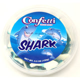 Confetti Gummi Candy Variety Pack - Strawberry Kiss | Brite Sour Worm Gummies | Shark (3 tubs of Gummies - 1 of each)
